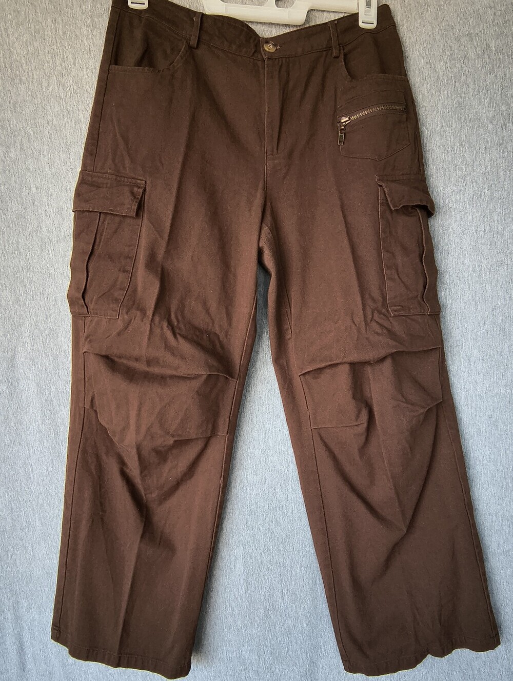 Cider Cargo Pants – Women's Large – Brown – 30" Length / 34.5" Waist